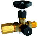 Pressure gauge valves