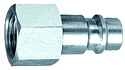 Stems and plugs for couplings DN 7.2 - DN 7.8, stainless steel 1.4305