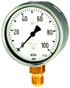 Pressure gauges for measuring pressure in millibars
