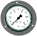 Standard pressure gauges (panel-mounting type)