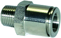 Male connectors - stainless steel