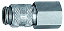 Quick disconnect couplings DN 5, stainless steel 1.4305