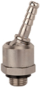 Plugs and hose stems for couplings DN 7.2 - DN 7.8, swivel type, nickel-plated brass