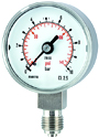 Pressure gauges, CrNi steel type, standard model, economical and reliable