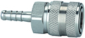 Quick disconnect couplings DN 7.2, Stainless steel 1.4305