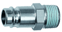 Stems and plugs for couplings DN 10, hardened, nickel-plated steel