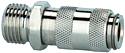 Quick disconnect couplings DN 2.7, Stainless steel 1.4404