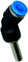 45° elbow connectors with push-in plug 
»Blue Series«