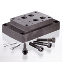 Connector sub-bases for CETOP directional control valves