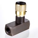 Throttle check valves