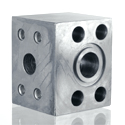 Reduction block flanges