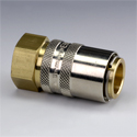 Temperature control couplings without valve